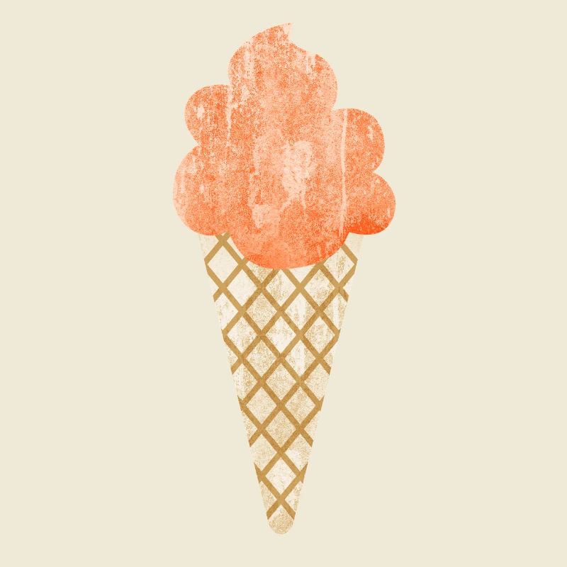 Eis Sommer Waffel Softeis Eiscreme süß fruchtig