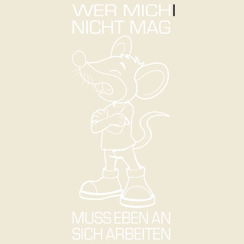 Mouse with work ethic funny saying