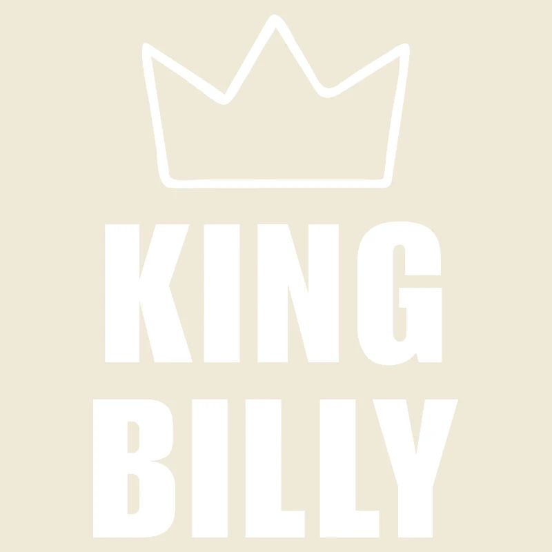 King Billy Crown Shirt – Name beginnt mit B