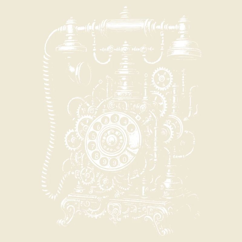 Steampunk-Wähltelefon