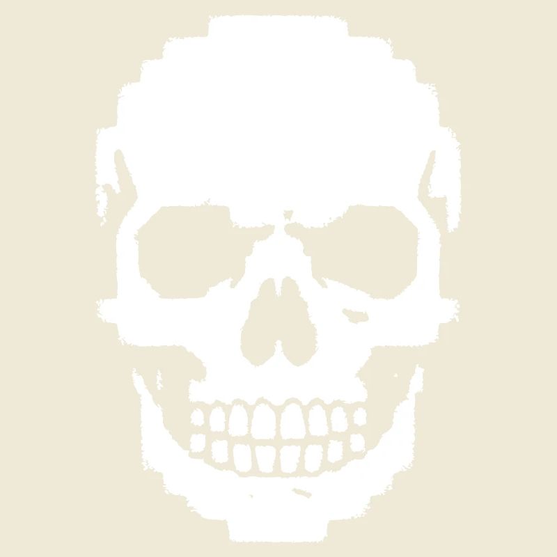 Pixel Totenkopf Schädel 8-Bit