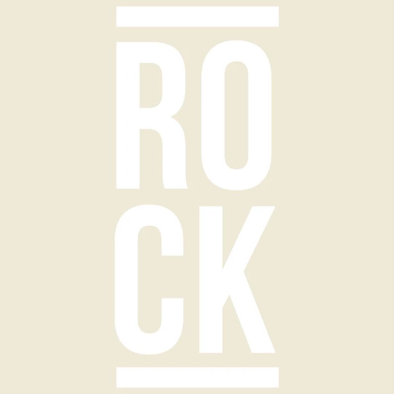 Typographie verticale Rock Bold