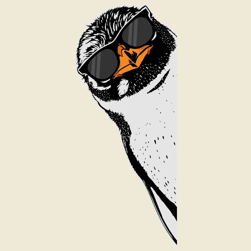 Pingouin avec lunettes de soleil