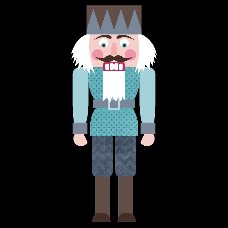 Nutcracker Christmas Xmas Wood Dots Decoration