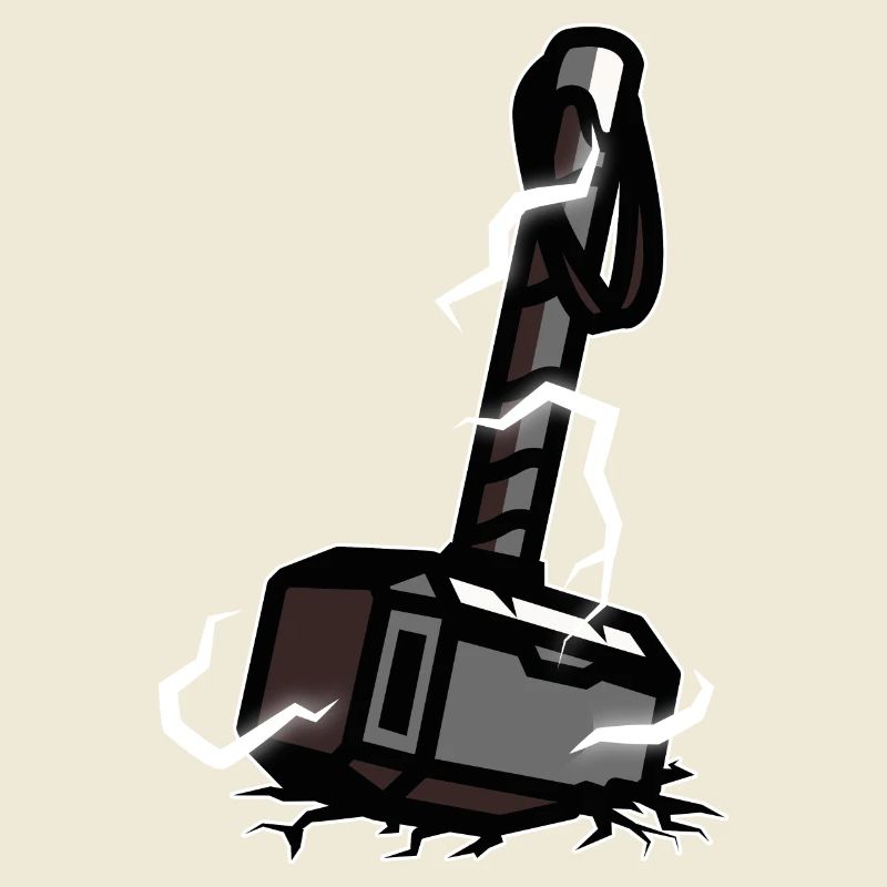 Le marteau de Thor Viking Le fils d’Odin Thor Vikings