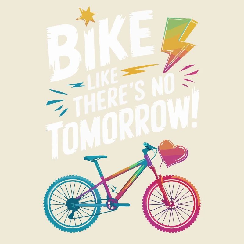 Conception de citation de motivation de vélo