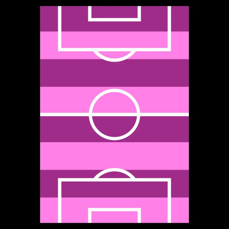 Fußballplatz rosa