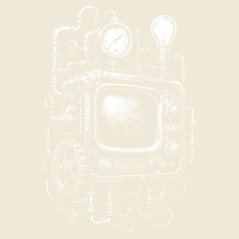 Steampunk-Fernseh-Engine