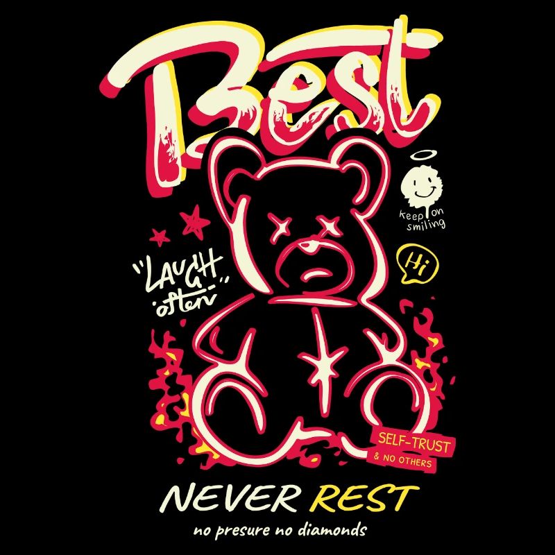 Best Never Rest Neon Teddy