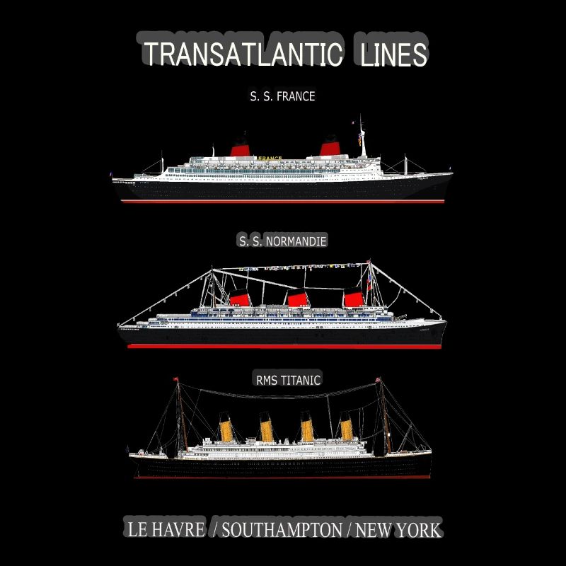 TRANSATLANTIC LINES AFFICHE Louis RUNEMBERG ©Adagp