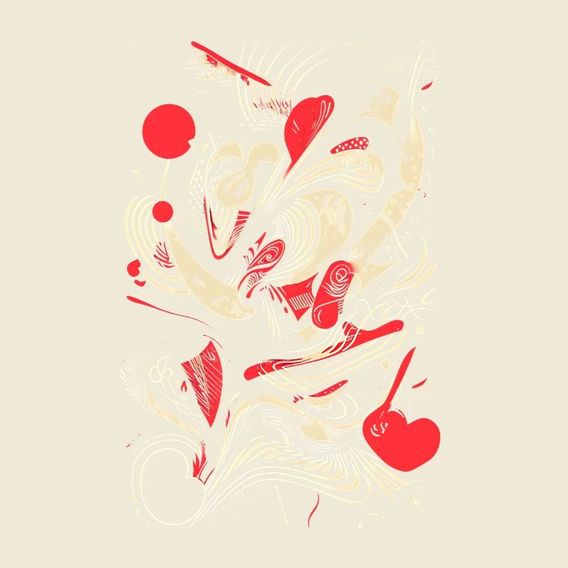 Design abstrait cool avec des lignes et des nuances dynamiques
