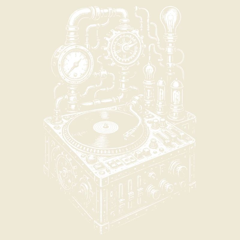 Steampunk-Musikkonsolendesign