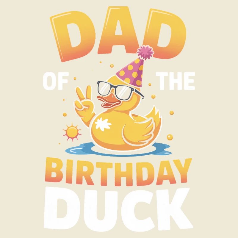 Papa du canard d’anniversaire