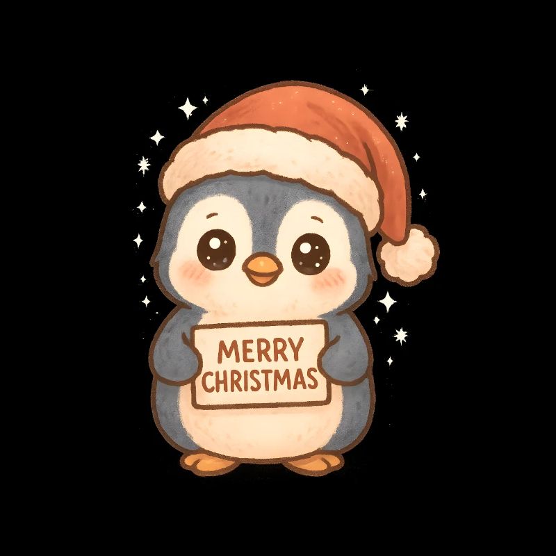 Salutations de Noël du Pingouin des Neiges