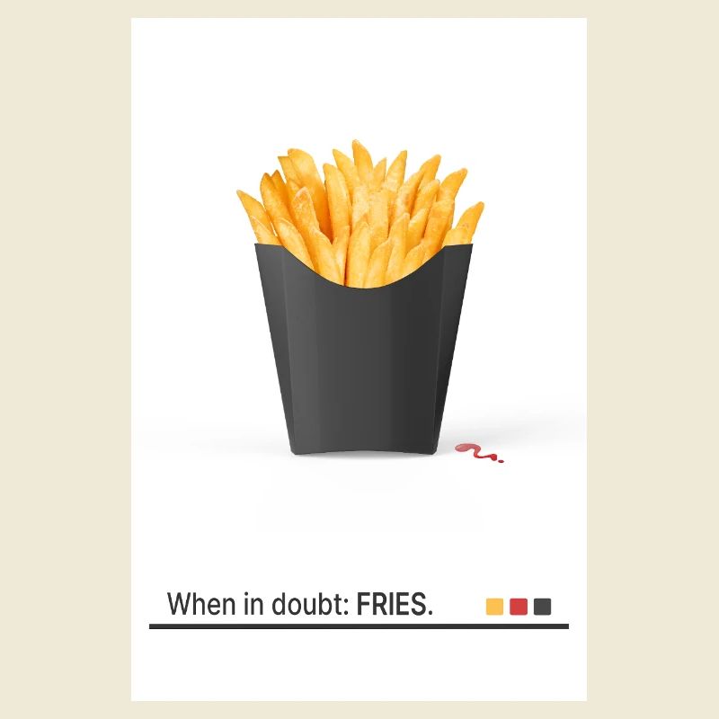 Les frites sont la solution à tout