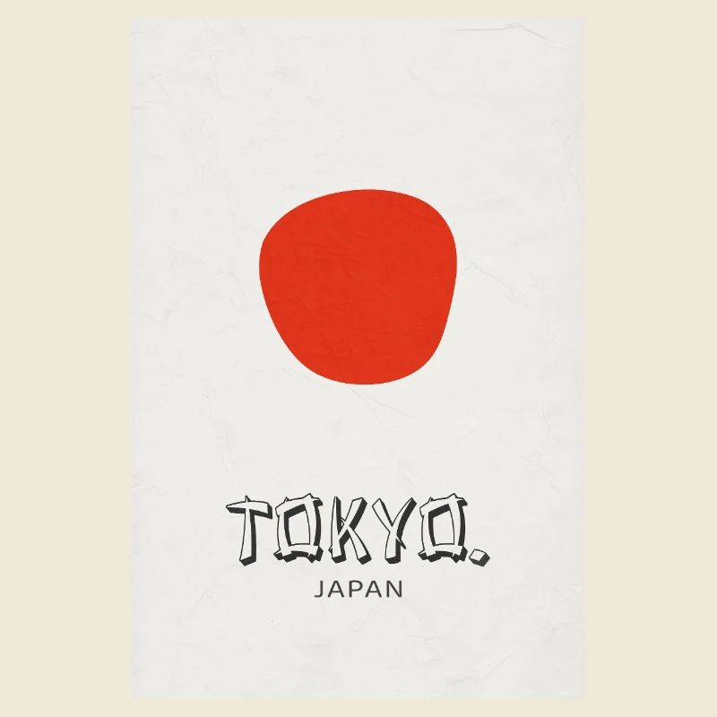 Tokyo Poster – Modernes Design Statement