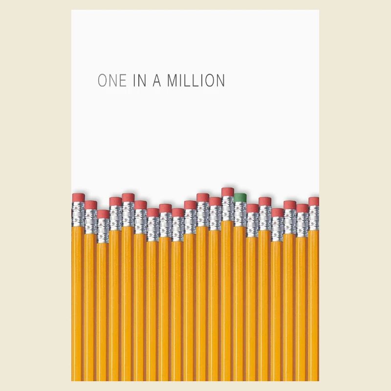 One in a Million Minimalist Statement