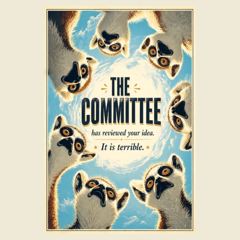 L’affiche des Lémuriens du Comité