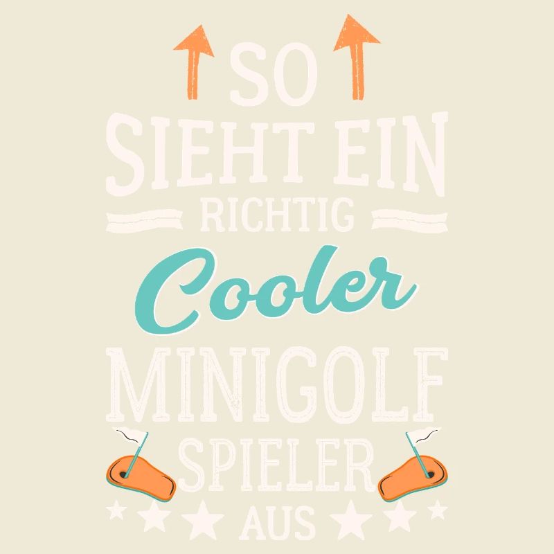 So sieht ein richtig cooler Minigolfspieler aus 