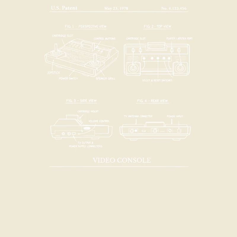 Retro Console Blueprint Design
