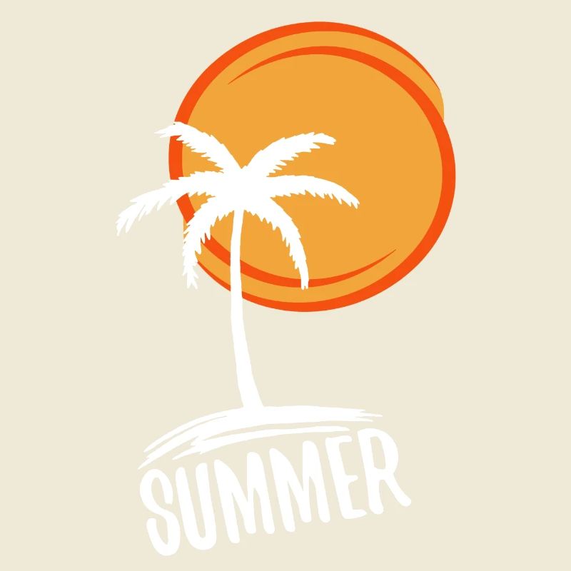 Vacances et été au paradis (blanc)