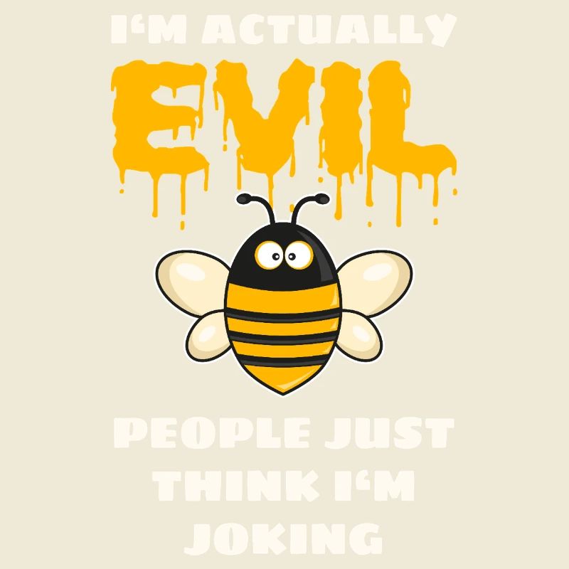 Funny Evil Bee