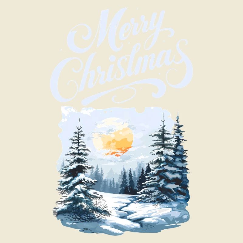 Joyeux Noël Forêt Paysage