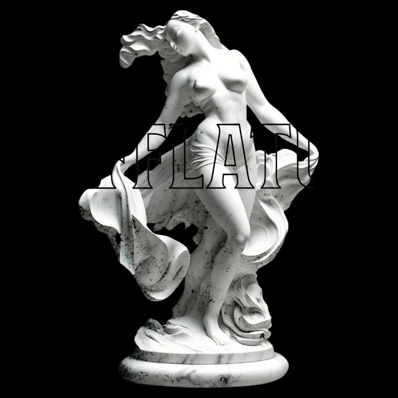 Sculpture en marbre : Danse