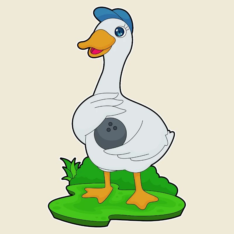 Canard Bowling Boule de bowling