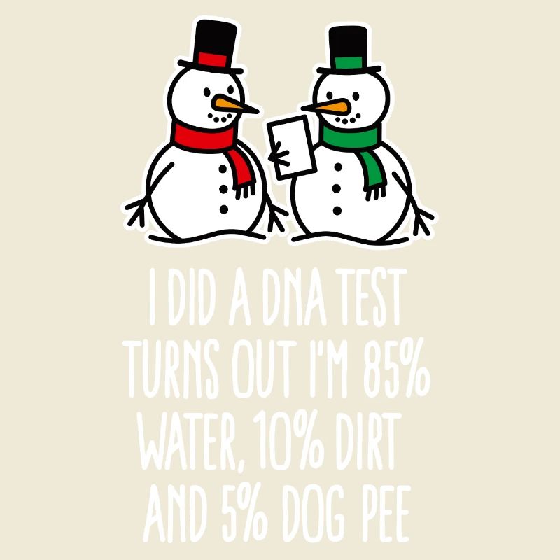 Test ADN de technicien de laboratoire ADN de Noël drôle