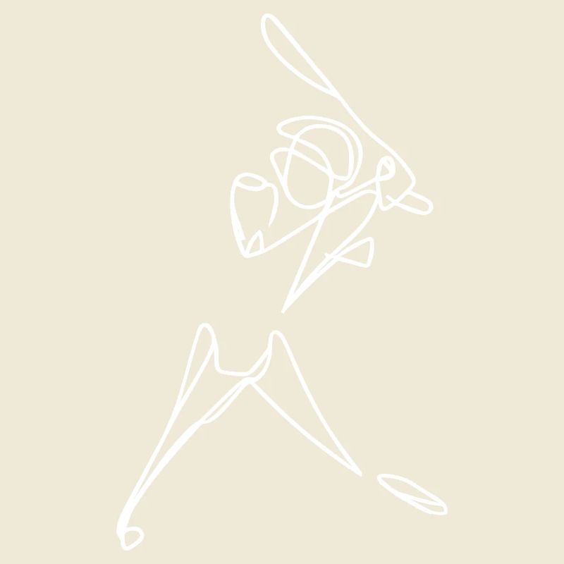 Cricketer Drawing