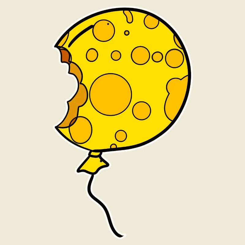 Cheese Balloon Balloon Motif