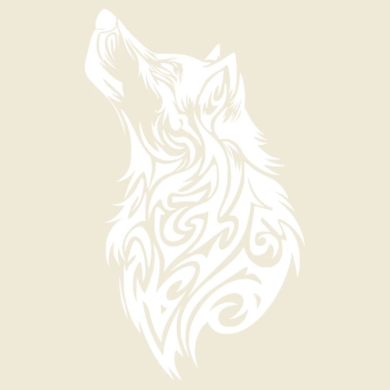Tribal Wolf Tattoo