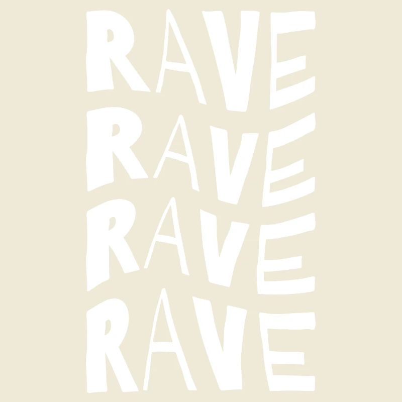 Typographie Rave Repeat