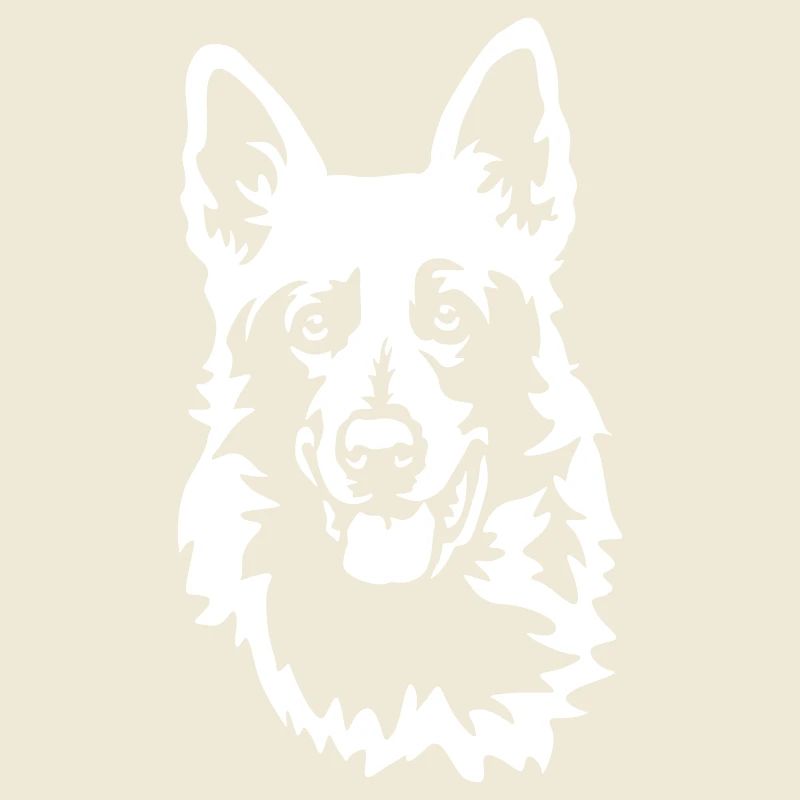 Schweizer Schäferhund Kopf "Black Edition"