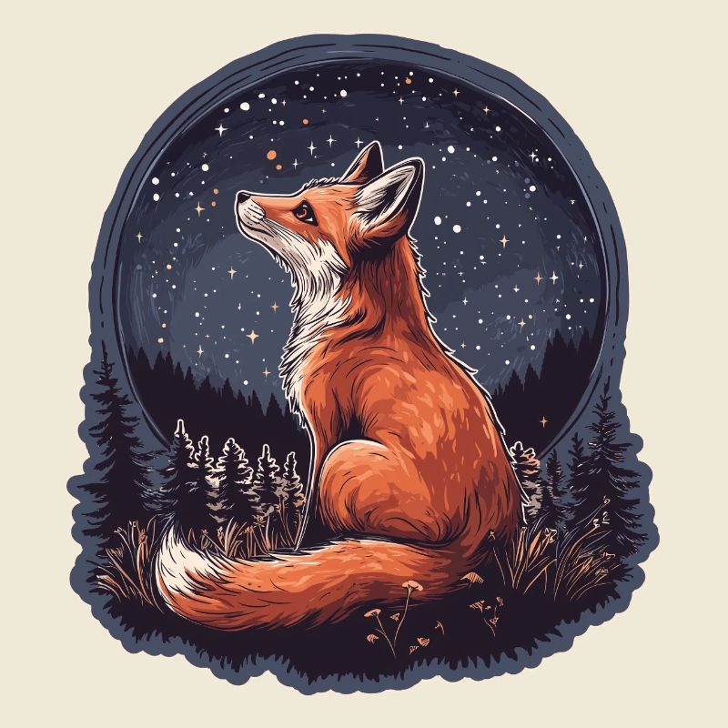 Fuchs und Sterne