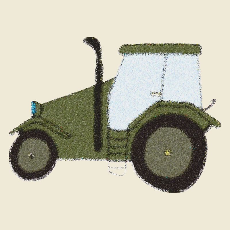 Tractor Oldtimer Impressionism