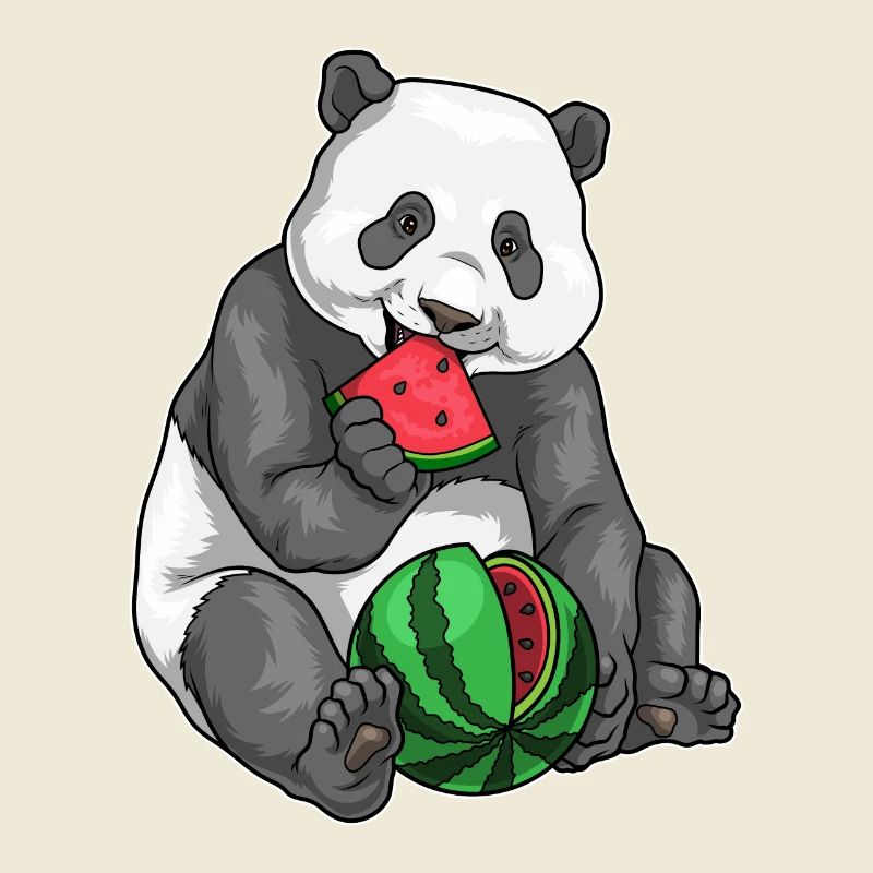 Panda Pastèque