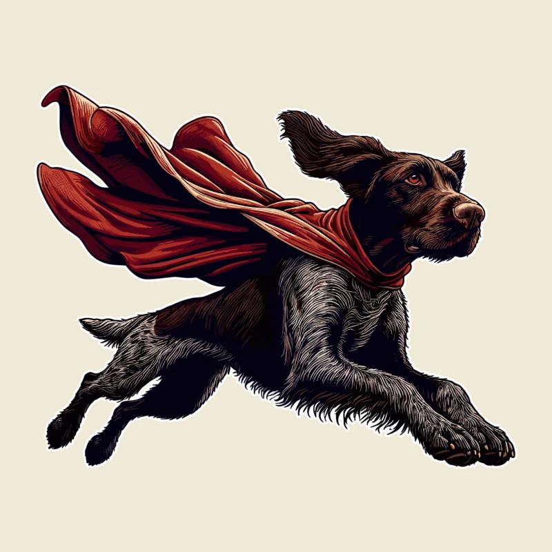 Super Hund Deutsch Drahthaar DD Pointer Geschenk