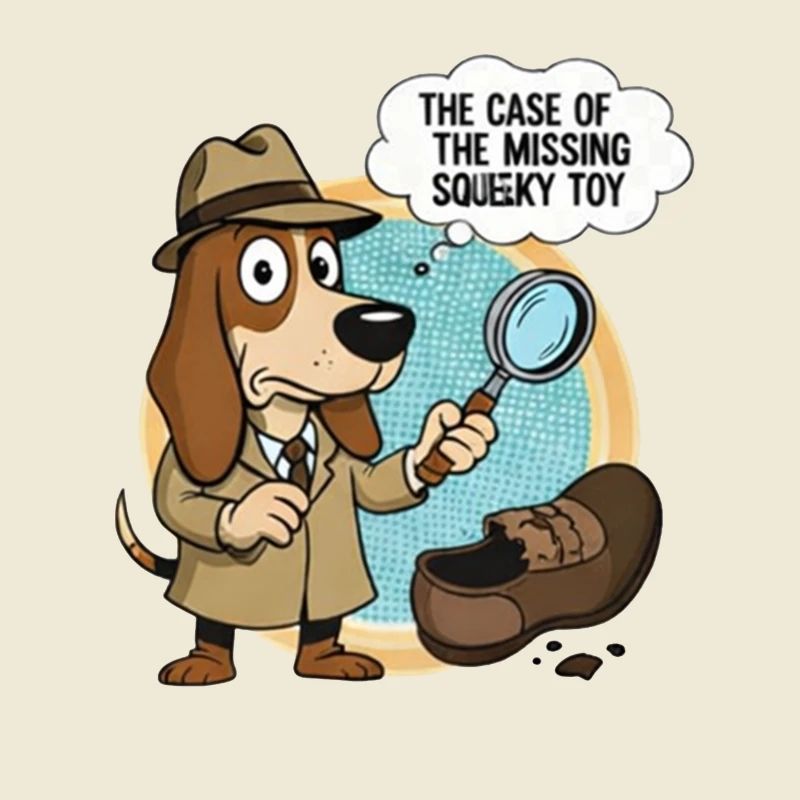 Cane detective e giocattolo scomparso