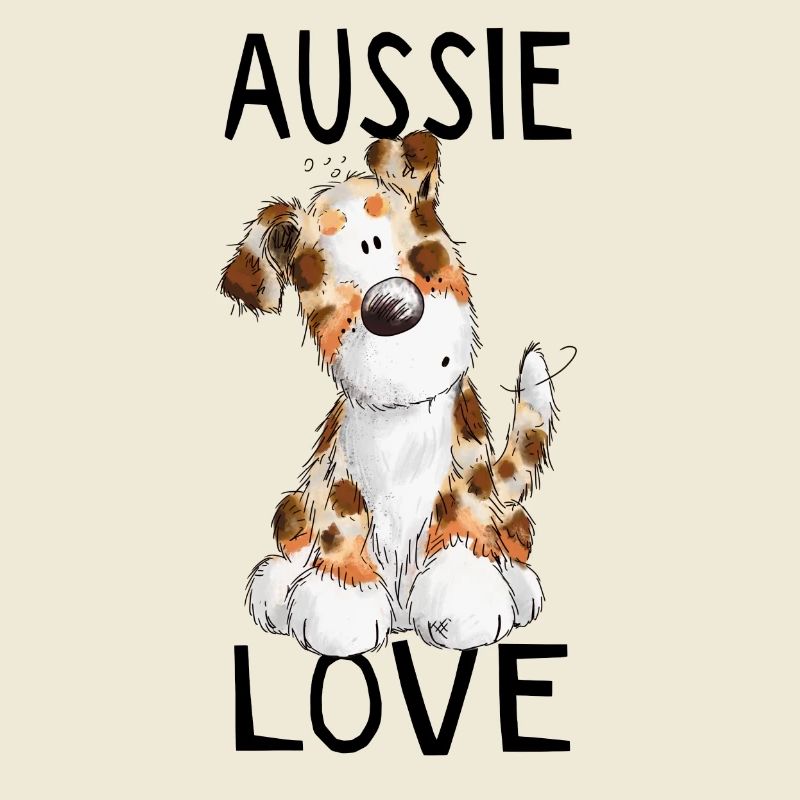 I Love Aussie - Australian Shepherd - Geschenk
