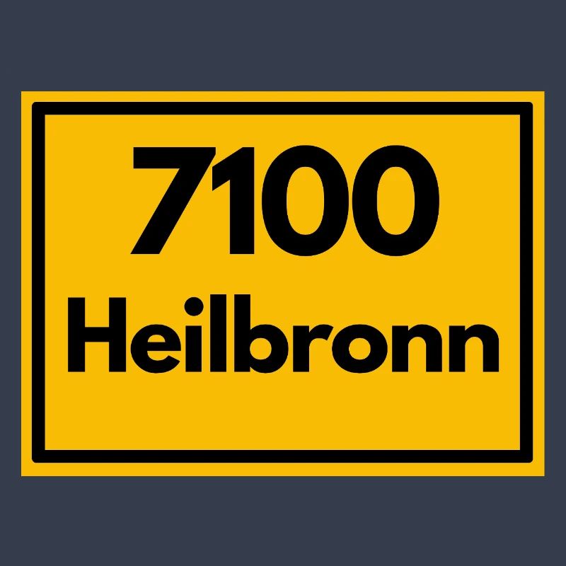 ANCIEN CODE POSTAL RÉTRO 7100 HEILBRONN KILIAN