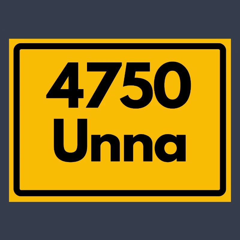 ANCIEN CODE POSTAL RÉTRO 4750 UNNA