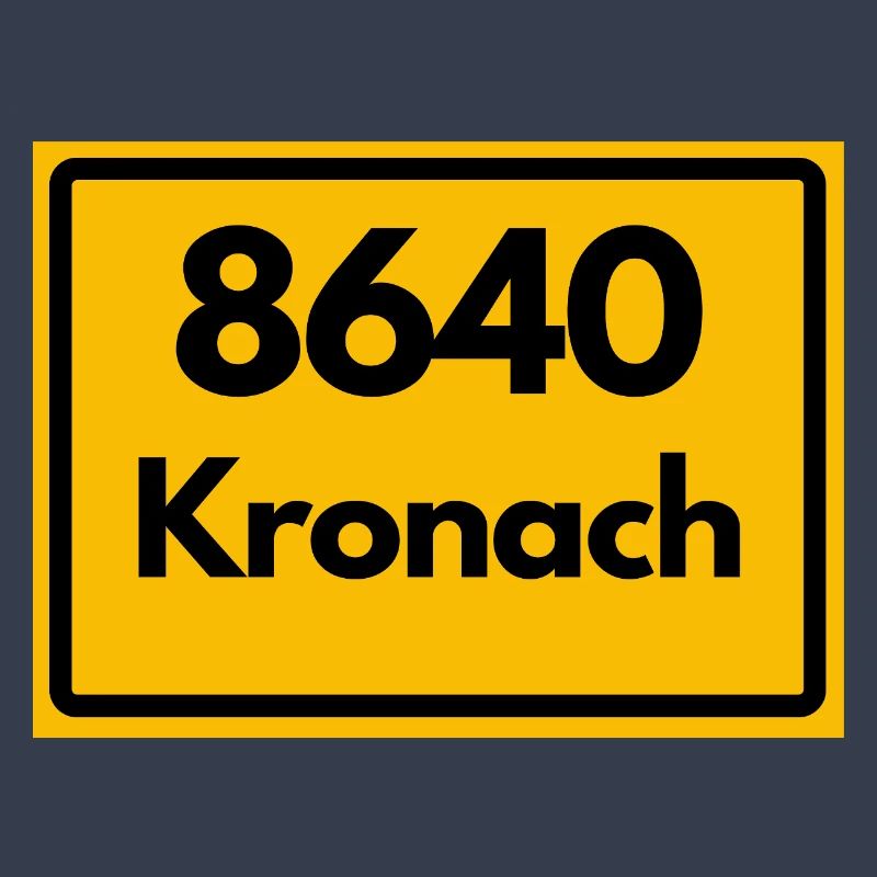 OLD POSTCODE ZIP CODE 8640 KRONACH HEIMATSTOLZ