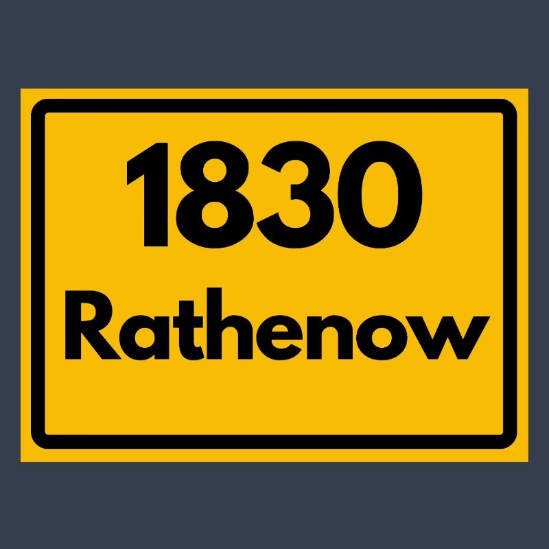 ANCIEN CODE POSTAL RÉTRO 1830 RATHENOW HEIMAT