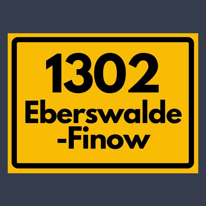 ALTE POSTLEITZAHL 1302 EBERSWALDE-FINOW OSTALGIE