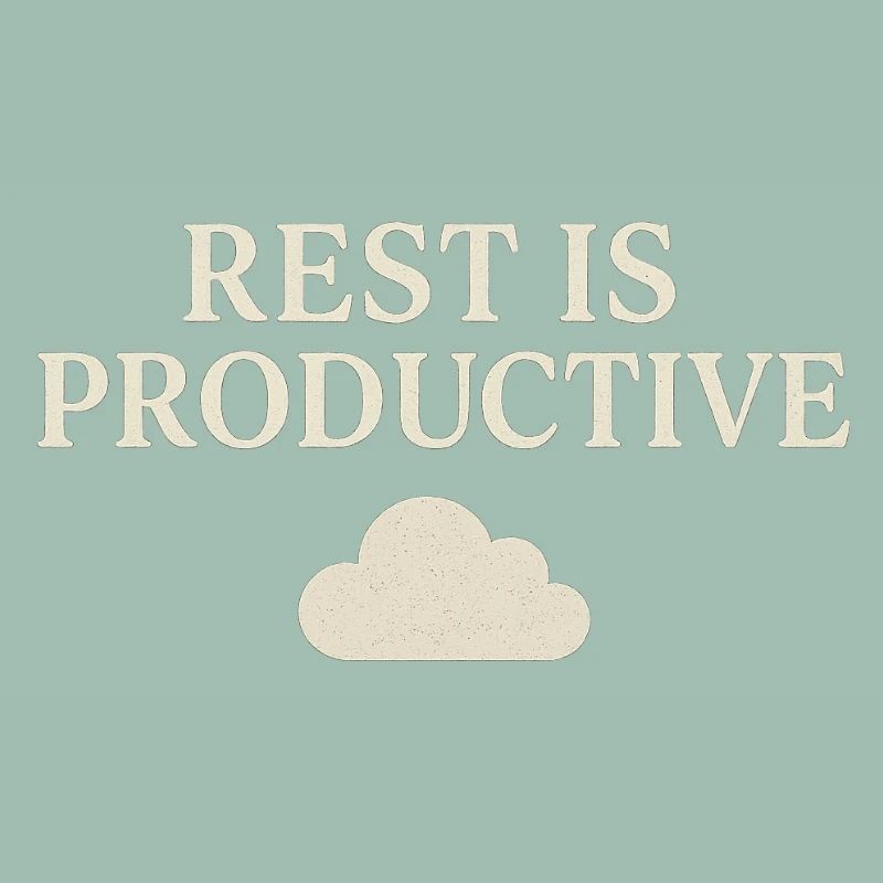 Rest is Productive Typografie