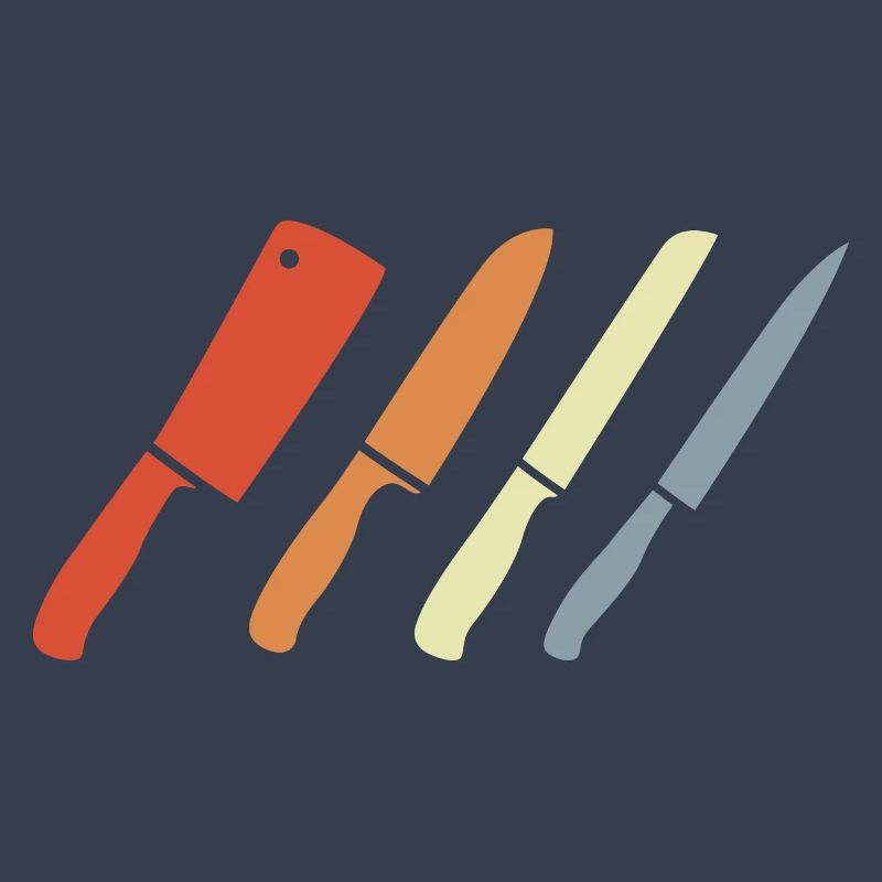 Retro Messer Set