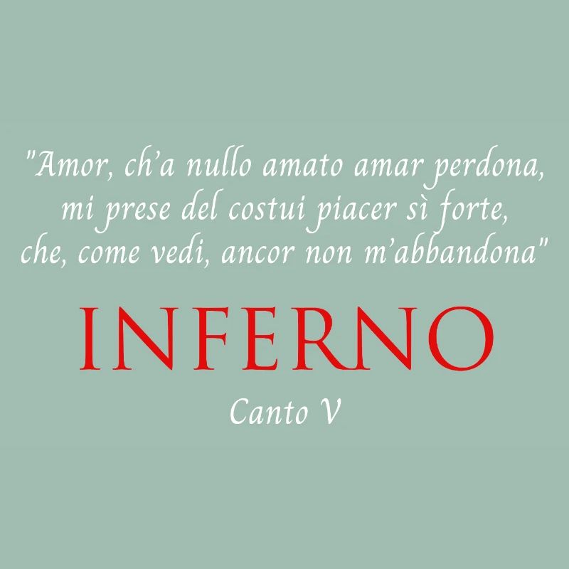 Inferno Canto V Divine Commedy Amor ch'ha nullo
