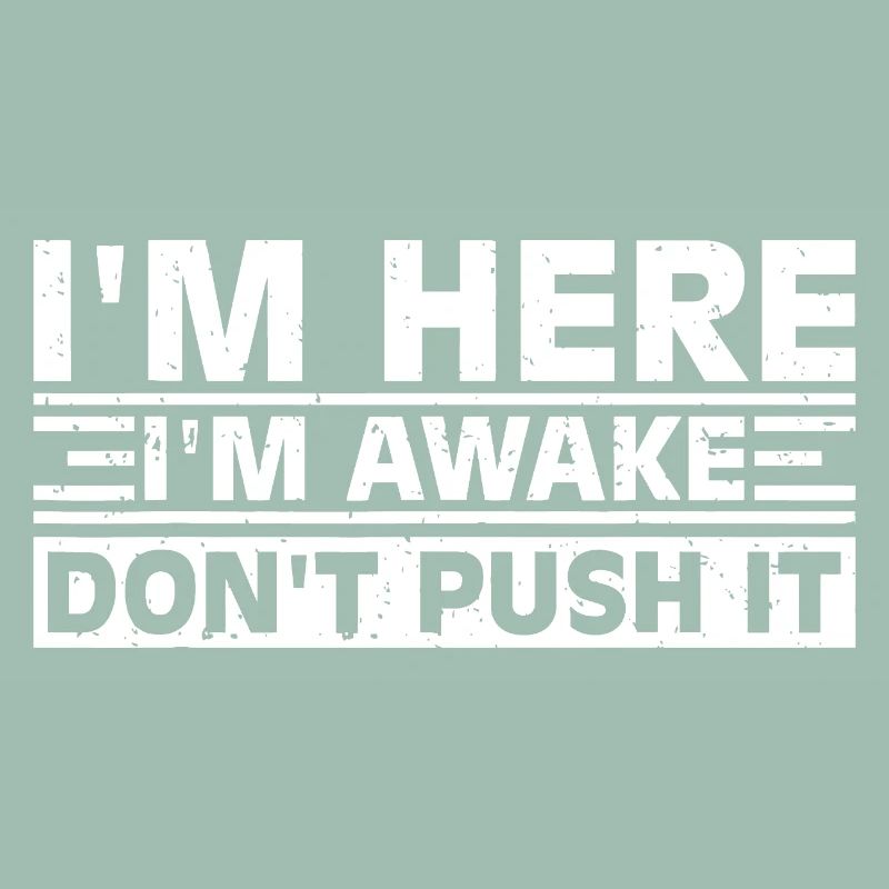 Awake Slogan Bold Typography Tee
